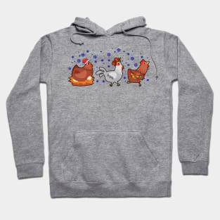 Funny Farm Christmas Men Kids Women Chicken Ugly Christmas Hoodie